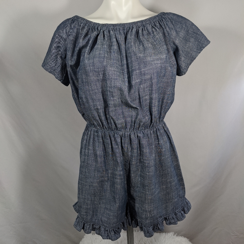 Chambray women's Romper
